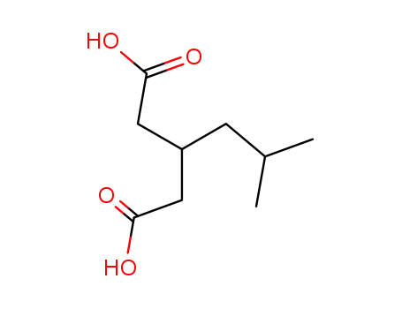5-methyl-3-carboxymethylhexanoic acid