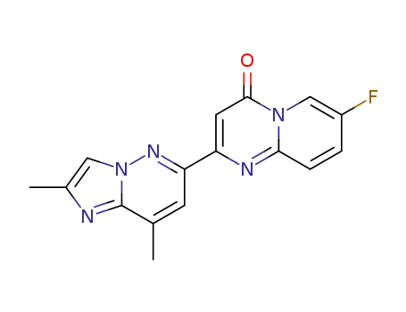 2-(2,8-dimethylimidazo[1,2-b]pyridazin-6-yl)-7-fluoro-pyrido[1,2-a]pyrimidin-4-one