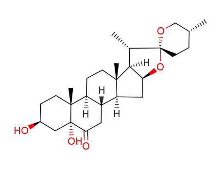 (25R)-3β,5-dihydroxy-5α-spirostan-6-one